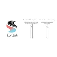 Stupell Industries tinta kaplje ravni četkica Stits Moderni industrijski dizajn slikanje bezbroj umjetničkih printa