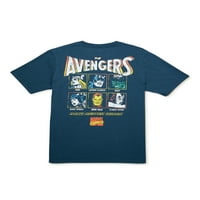 Marvel Boys Pop logo majica s kratkim rukavima, veličine 4-18