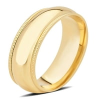 Zaručnički prsten od 14k običnog žutog zlata