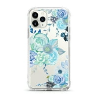 Essentials iPhone Pro ma kućišta za telefon, cvjetni vrtni plavi