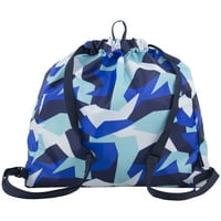 EastSport višenamjenski bistri ruksak s bonus s vrećama s pramnjom, jagged oblik mornarice