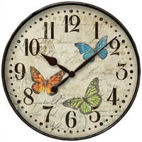 Westclox® 12 okrugli zidni sat leptira