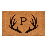 Podna prostirka s monogramom jelenskog roga, 30 48