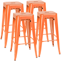 Metal bar stolice za kontra visinu unutarnjih vanjskih modernih industrijskih stolica set od