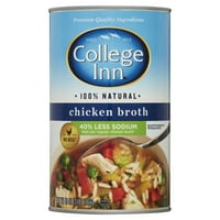 College Inn 40% manje natrijevog pilećeg juha, oz može