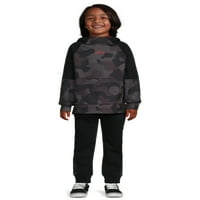 Spalding Boys Camo Fleece Hoodie i Joggers, dvodijelni set, veličine 4- HUSKY