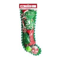 Vrijeme za odmor božićne pseće igračke čarape poklon set zeleni