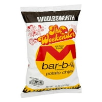 Middleswarth Weekender bar-b-q čips od krumpira, oz