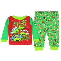 Božićni pidžama Set za dječake s ninja kornjačama mutantima