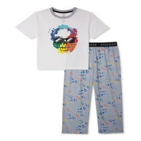 Pidžama Set za dječake kratkih rukava gornji dio i hlače 2 komada veličine 4-16