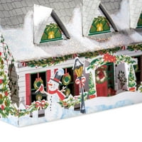 Američki pozdravi čarobni trenuci božićno pop-up selo kolekcionarski ukras