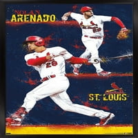 Zidni poster St. Louis Cardinals - Nolan Arenado, uokviren 14.72522.375