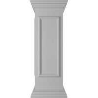 Stolarija od 12 90 10 kutna ploča s pločom, ravnom završnom obradom kapitela i baze