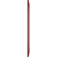 Ekena Millwork 12 W 53 H TRUE FIT PVC dijagonalni sloj Moderni stil Fiksni nosač, paprika crvena