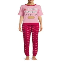 Warner Bros. set pidžama za žensku prijateljicu, dvodijelni