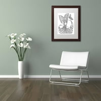 Zaštitni znak likovna umjetnost Vile i šumska stvorenja 13 Canvas Art by Kcdoodleart White Matte, drveni okvir