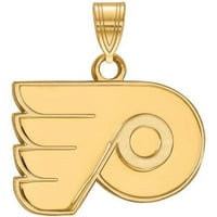 14K žuto zlato NHL logotip Philadelphia Flyers Mali privjesak
