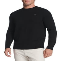 Chaps muški klasični fit pamučni pulover puna
