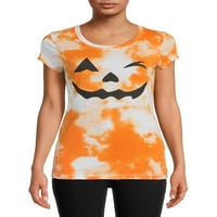 Kravata boja Halloween ženska grafička majica s kratkim rukavima