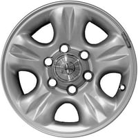 Obnovljeni OEM aluminij legura kotača, srebro, odgovara 2001.- Toyota 4Runner