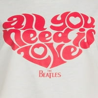 Beatlesi sve što trebate je Love Tank Top i Shorts Set, 2-komad