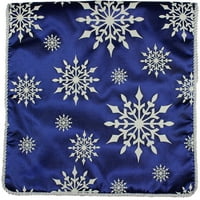 Vrijeme za odmor božićni dekor plavi sjaj snježne pahuljice 72 trkač stola