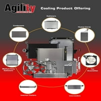 Agility Auto dijelovi HVAC grijač jezgra za Cadillac, Chevrolet, GMC specifični modeli