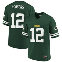 Muška NFL Pro linija Fanatics Brand Aaron Rodgers Green Green Bay Packers Jersey