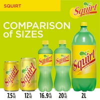 Squirt bez kofeina bez aromatiziranih agruma soda, fl oz