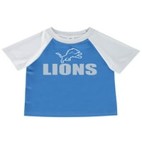 Pulover s uzorkom Detroit Lions s kratkim rukavima i običnom majicom u kompletu