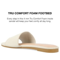 Kolekcija Journee Womens Kolinna Tru Comfort Pjena Slip na kliznim ravnim sandalama