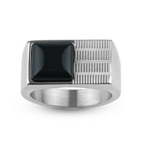 Kvadrat od 316L teksturirani gornji prsten od nehrđajućeg čelika