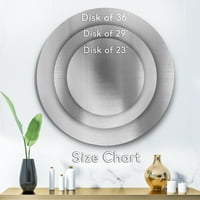 Designart 'Povijesna crkva na stijeni na obalama rijeke' jezero Kuća Circle Metal Wall Art - Disk od 11