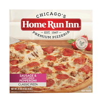 Home Run Inn Classic kobasica i peperoni smrznuti zabavni pizza, Halloween grickalice, umak od rajčice, 31oz