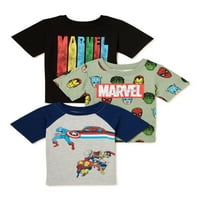 Grafičke majice Marvel Baby and Toddler Boy, 3-pack, veličine 12m-5T