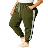 Jedinstvene ponude ženske plus veličine trenirke elastični struk joggers hlače