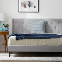 REST HAVEN ASTORIA WINGBACK TAFTERED TOPCIRANE BED, TWIN XL, GREY