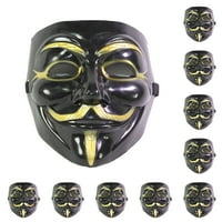 Skup crnaca V za Vendetta Guy Fawkes Anonimni kostim cosplay maske