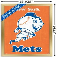 Njujorški Mets - zidni poster s retro logotipom, 14.725 22.375