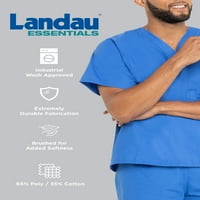 Landau muški esencijal klasični opušteni pogodni džepovi otpornih na patentni zatvarač, stil 2037
