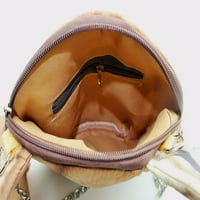 Ženski 3D tiskani pas lice crossbody torbica novitet torbica