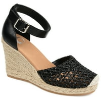 Brinley Co. Womens Espadrille Wedge Mary Jane Sandal