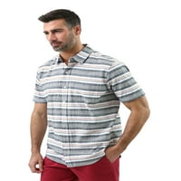Muška majica od rastezljivog pamuka s kratkim rukavima od donjeg dijela do 4 inča
