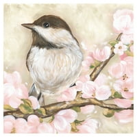 Slatka ptičica iz Number Art Print na platnu