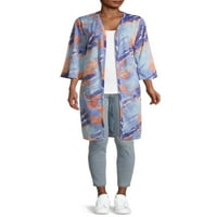 Njujorški rublje rublja otvoreni vrh Kimono Top, Women's