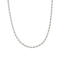 Američka čelična zlatna ogrlica od nehrđajućeg čelika, ogrlica za konopce, 18