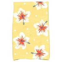 Jednostavno Daisy 18 30 Hibiscus cvjeta cvjetni ručnik za print ručnike