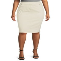 Alivia Ford ženska jeknja plus size denim suknja