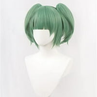 Jedinstvene ponude perike za ljudsku kosu za žene dame 12 Zelene perike s kapom od perika