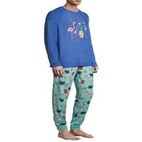 Usklađivanje obiteljske božićne pidžame muški flamingo mraz s 2 komada pidžame set
